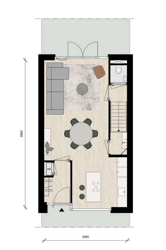 De Groene Loper - Fleur, Fase 5, Herenhuis extra hoog - Type B2, bouwnummer: 48, Maastricht