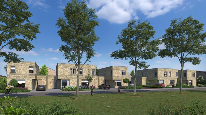 14 woningen Aan de Munnik, Levensloopbestendige woning type A2 halfvrijstaand, bouwnummer: 5, Holtum