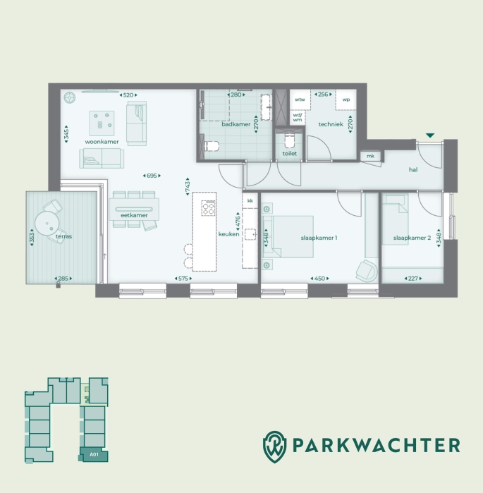 Parkwachter, Type A1, bouwnummer: 2.12, Sittard
