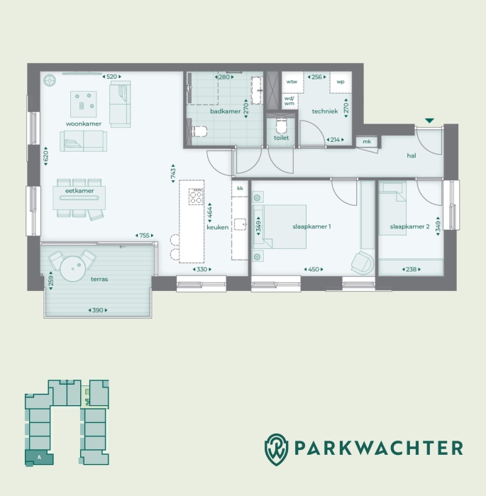 Parkwachter, Type A, bouwnummer: 2.01, Sittard