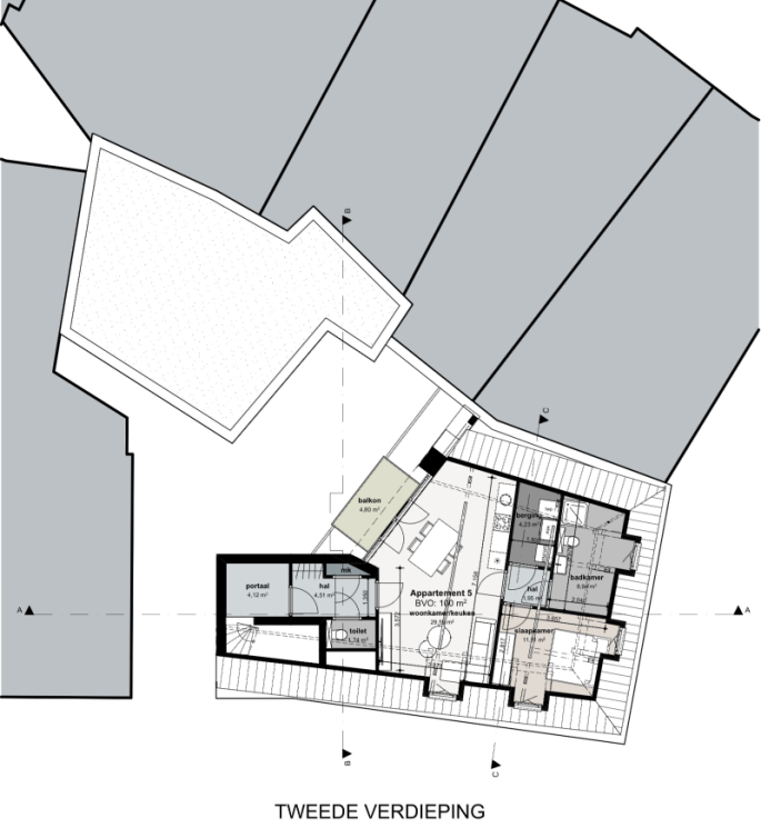 Patersstraat, Eerste verdieping, Venray