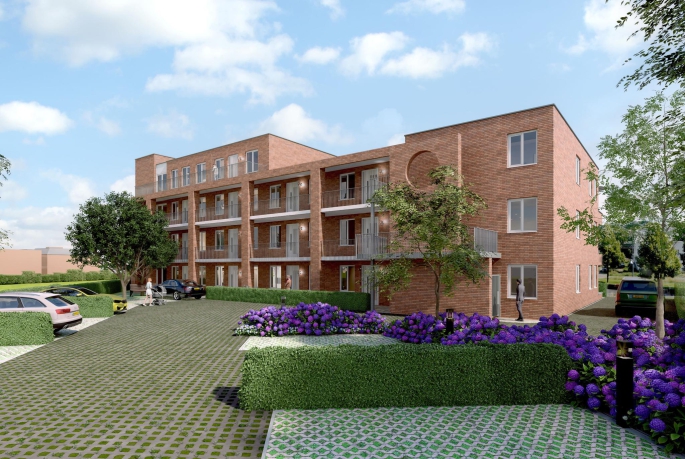Residentie Carrefour, 19 appartementen & 2 penthouses., Residentie Carrefour type A, Geleen