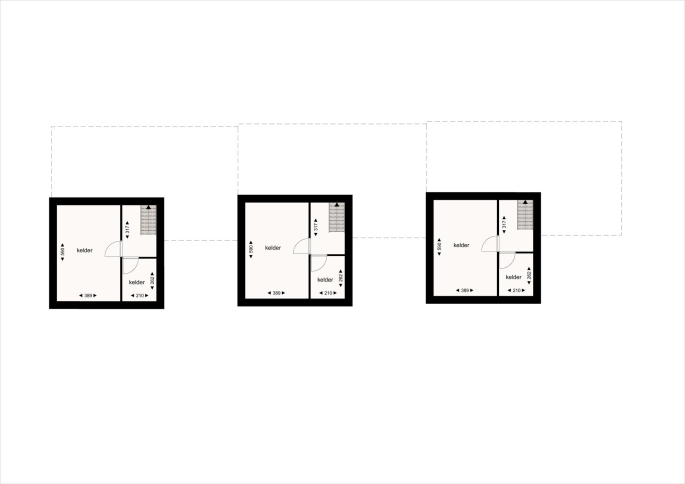 Park Hoogveld - Koekoeksbloem 4 splitlevelwoningen te Heerlen, Koekoeksbloem 3 geschakelde splitlevelwoningen, bouwnummer: 80, Heerlen